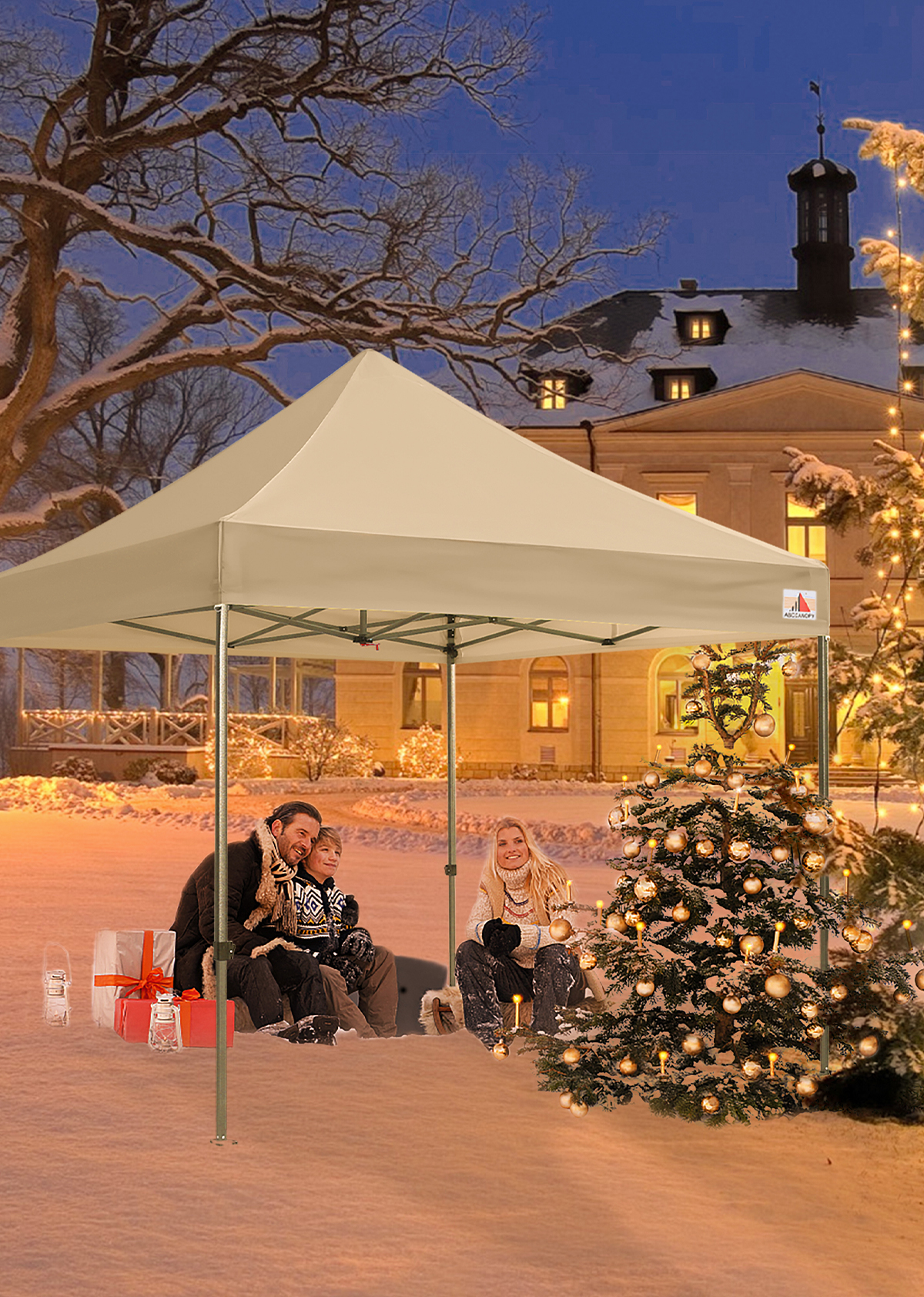 ABCCANOPY S1 Nova Base™-Lite Commercial White Canopy Tent Instant Shel