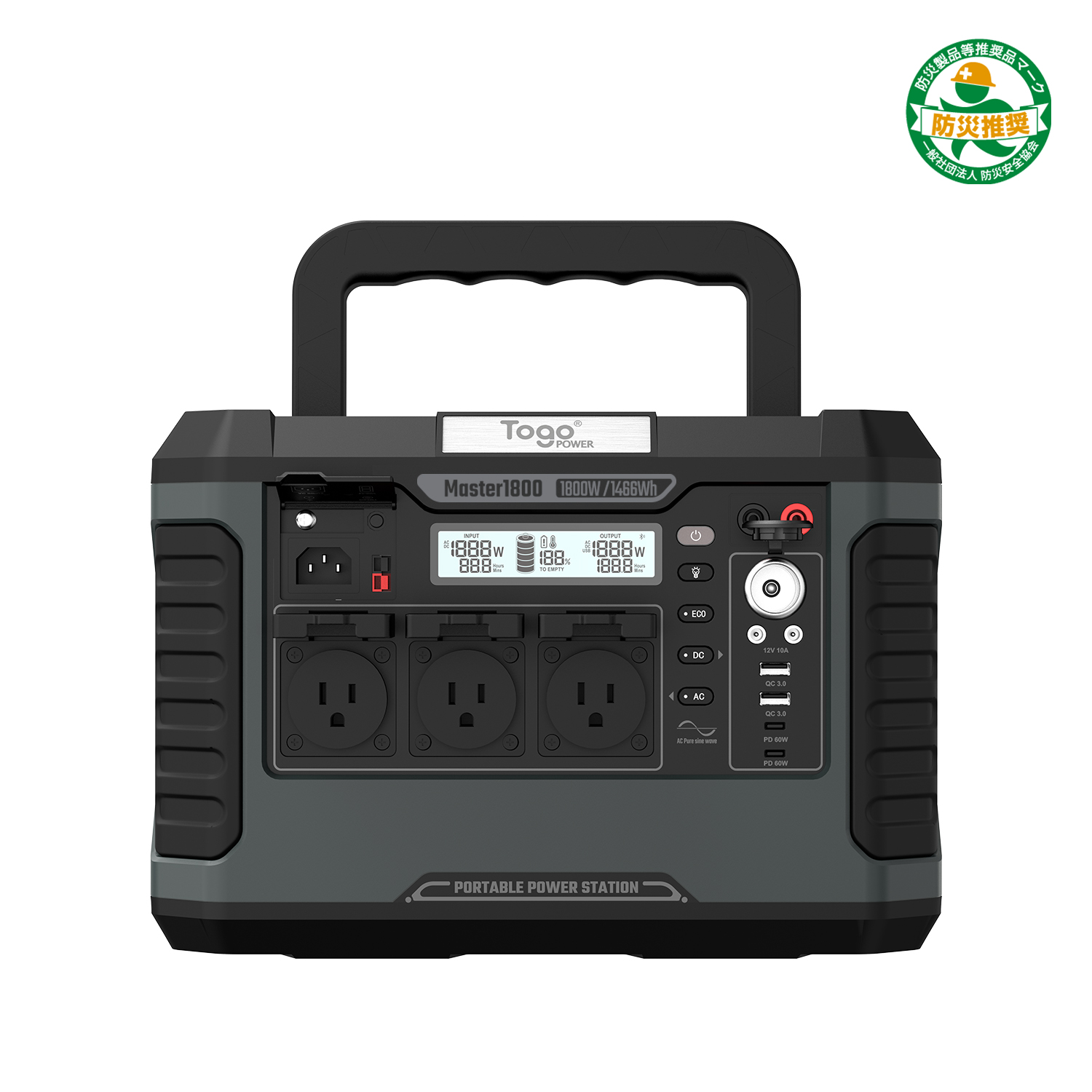 【新品未使用】TogoPower ポータブル電源 ADVANCE350 350_100W.jpg?v=1654598409&