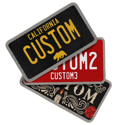 Wyoming License Plate Aluminum Ultra-Slim Rectangular